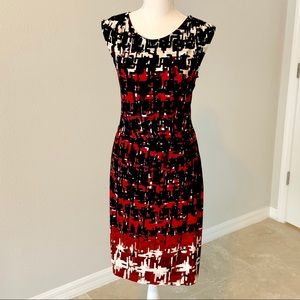 APT. 9 Sleeveless Fitted Stretchy Sheath Dress, M